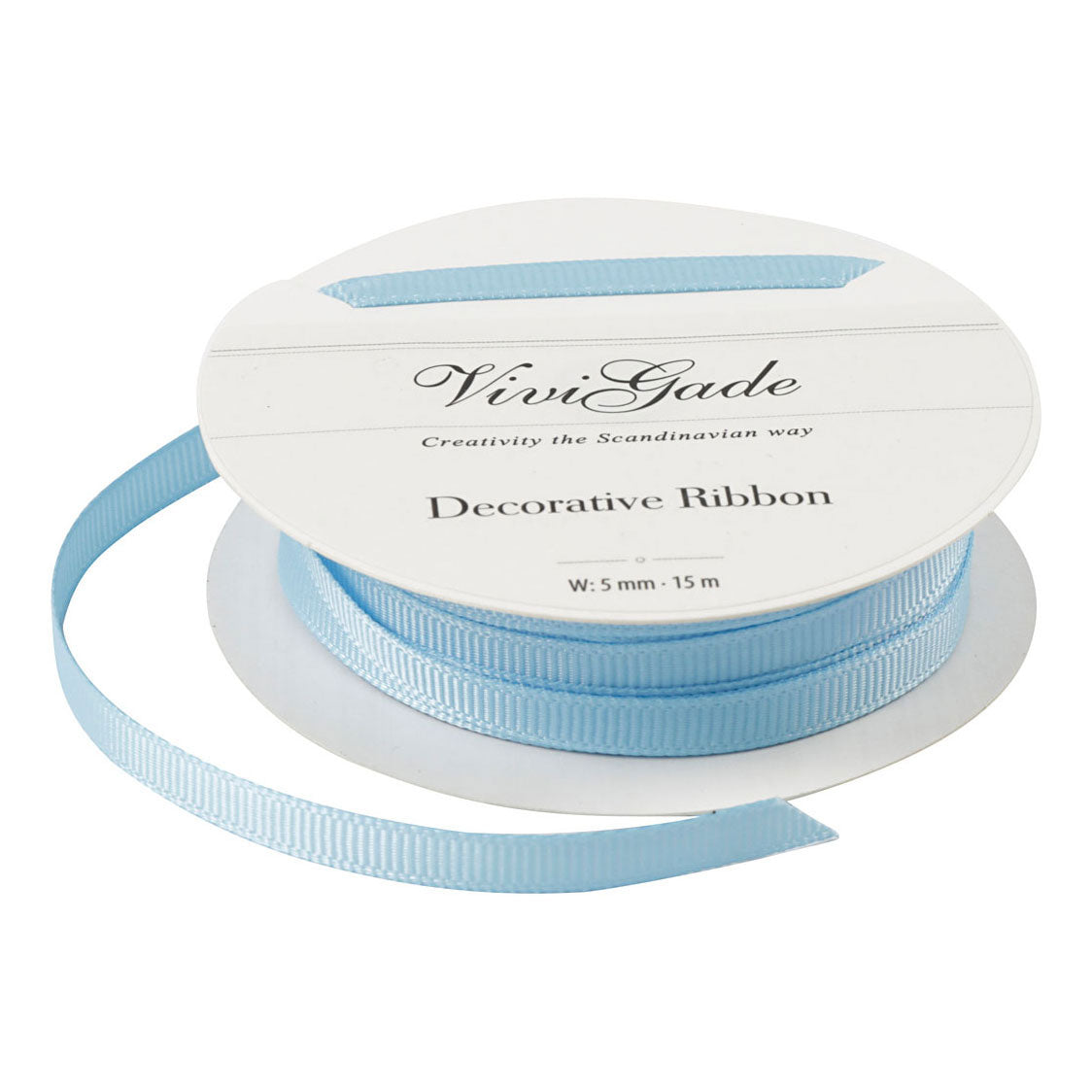 Décoration de la compagnie Creativ Lint Bleu clair, 15m