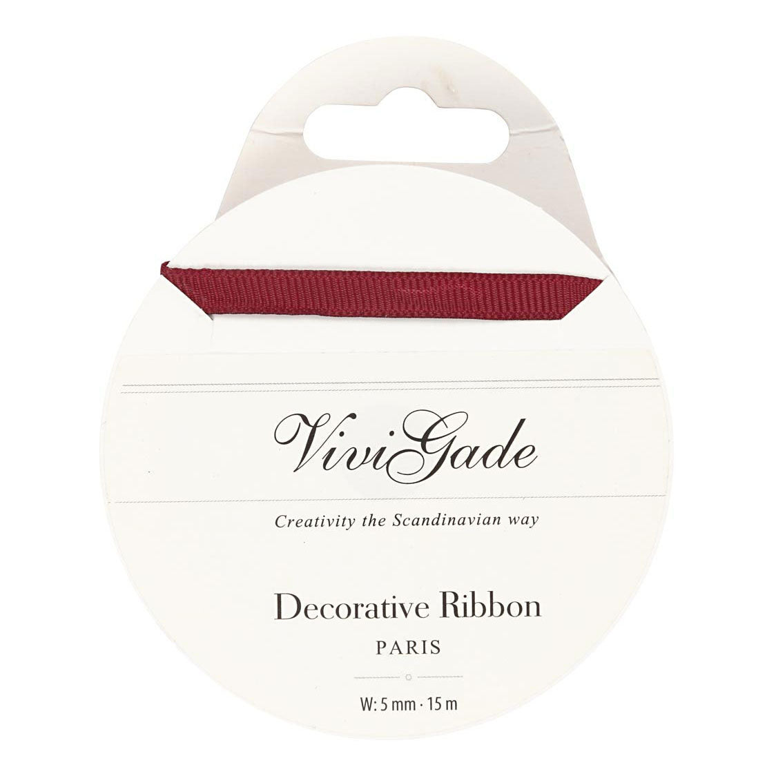 Décoration de la société Creativ Lint Red, 15m