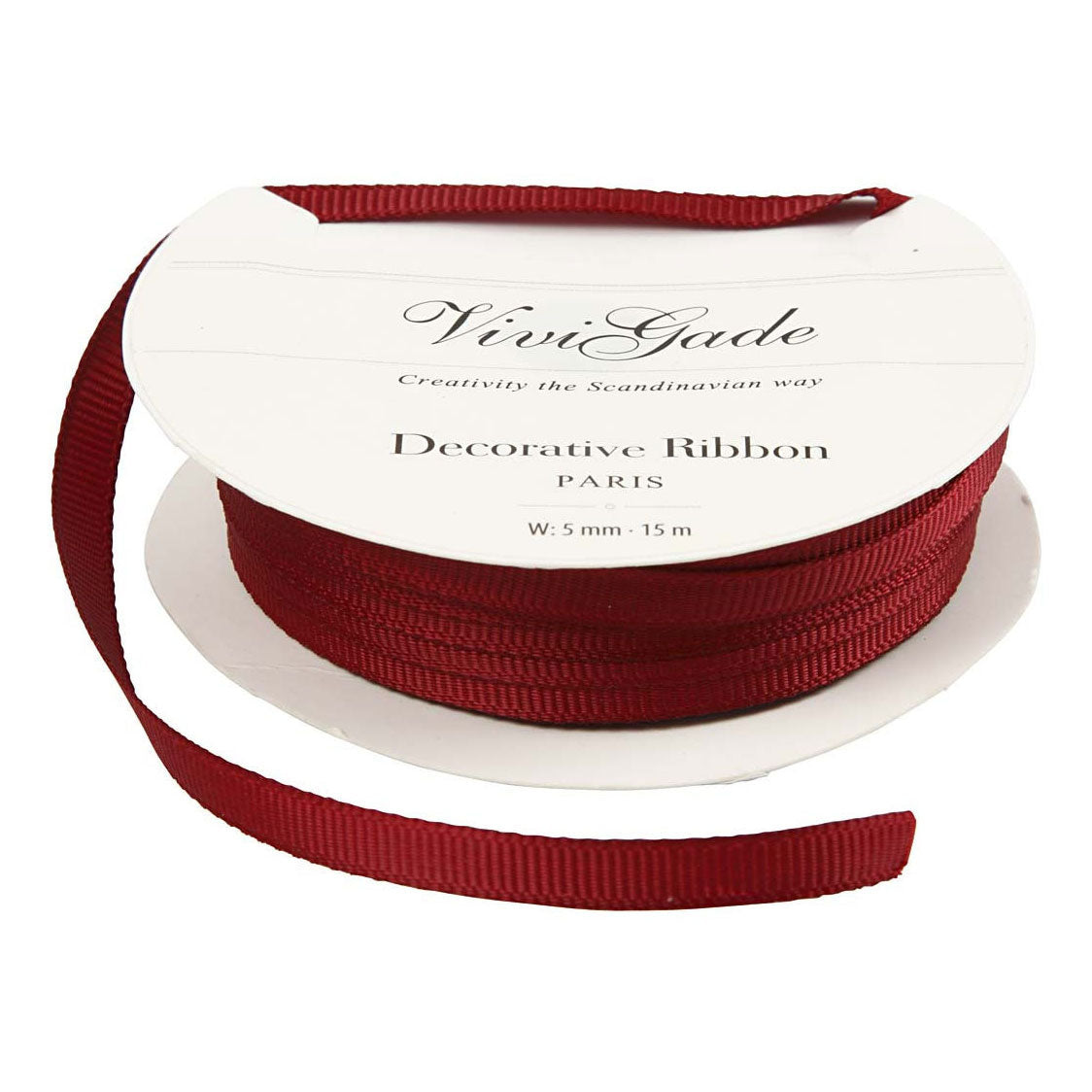Décoration de la société Creativ Lint Red, 15m