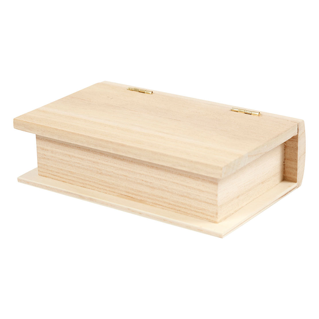 Box de livre en bois de la société Creativ, 14x9x4cm