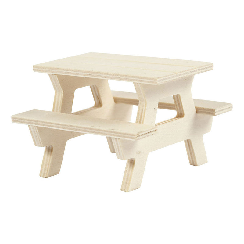 Creativ Company Mini Picnic Table de pique-nique