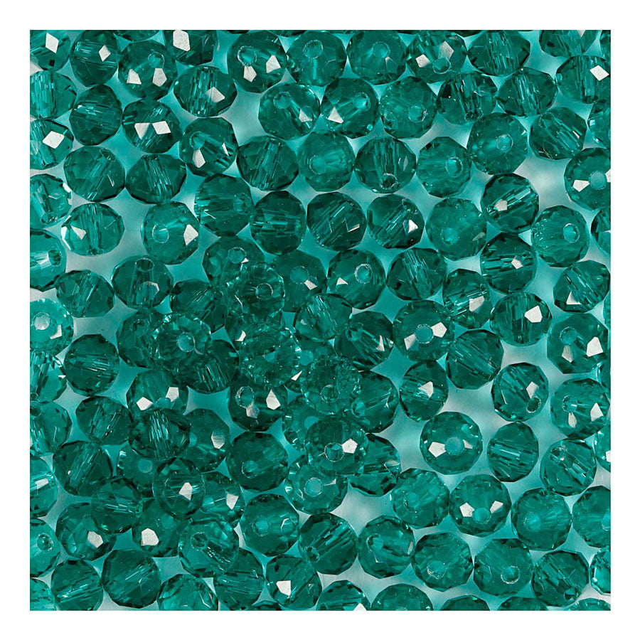 Creativ Company Facet Beads Green, 45e.
