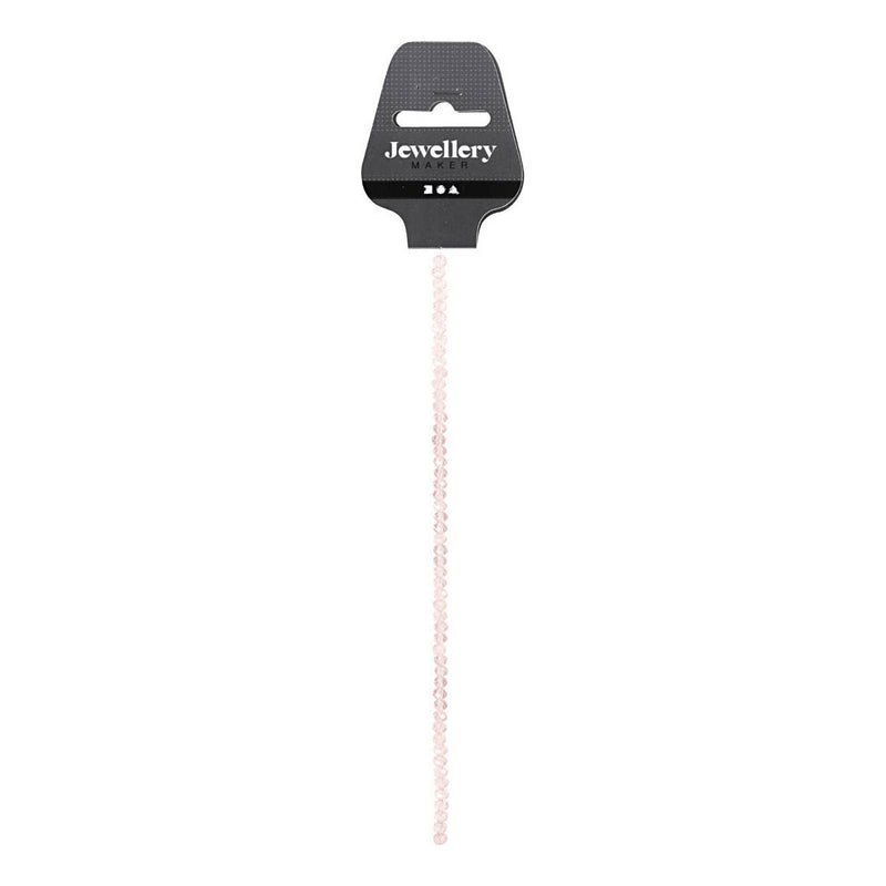 Creativ Company Facet Beads Pink Light, 45th.