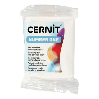 Crétiv Company Cernit Mountting Clay Opaque White, 56 grammes
