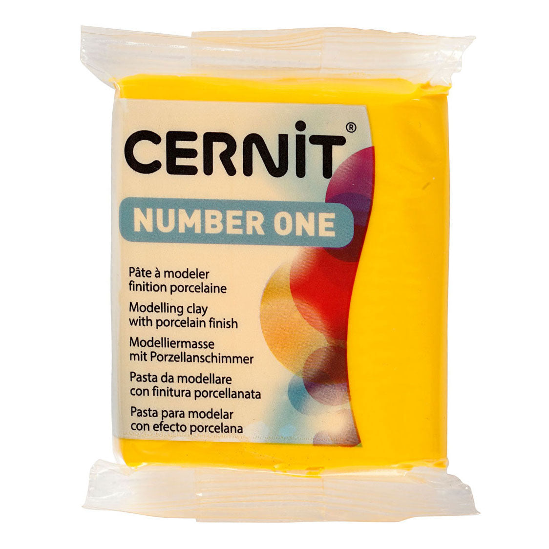 Crétiv Company Cernit Mountain Klei Geel, 56 grammes