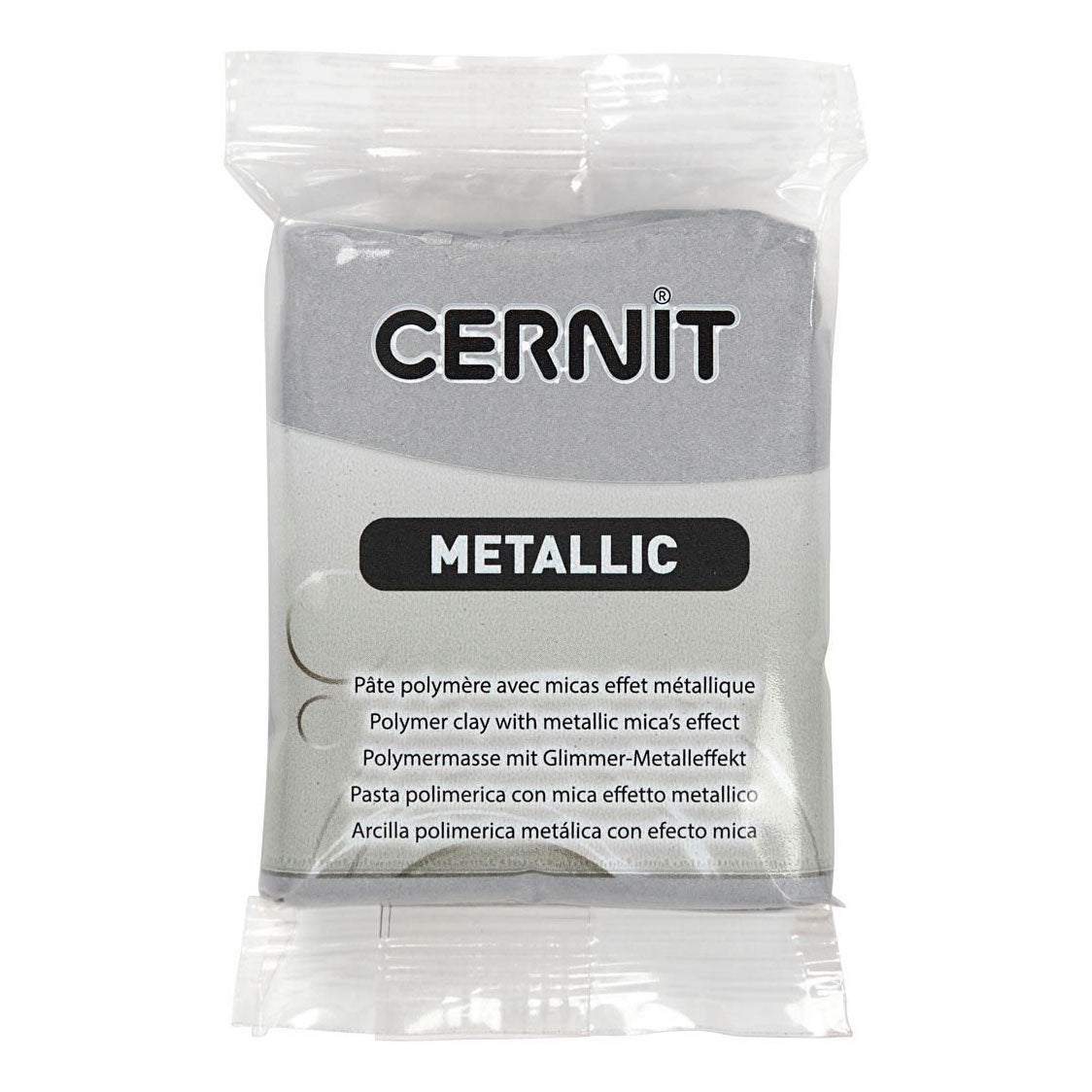 Crétiv Company Cernit Mountting Clay Silver, 56 grammes