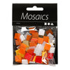 Creativ Company Mini Mosaic Red Orange 1x1mm, 25 grammes