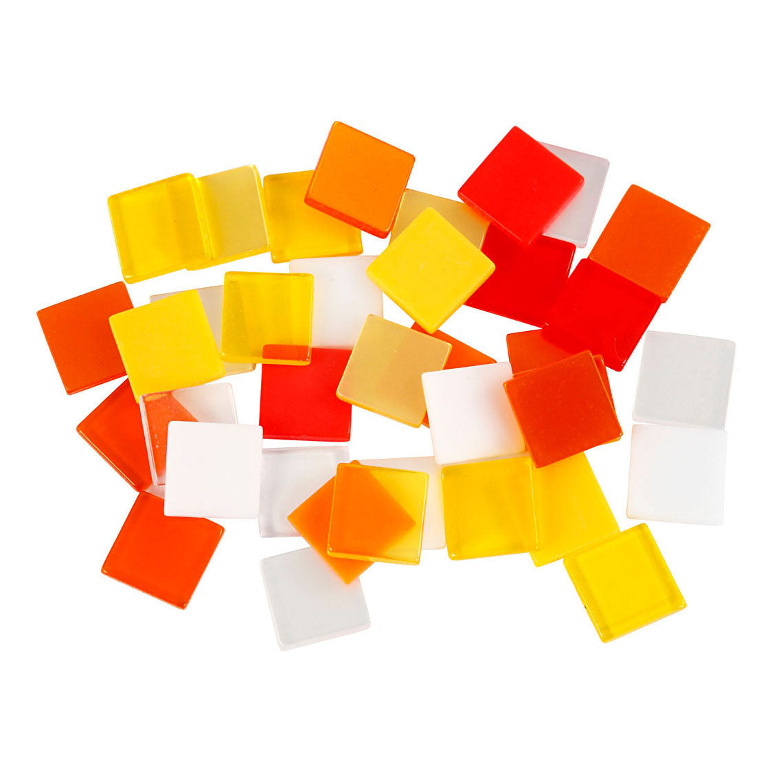 Creativ Company Mini Mosaic Red Orange 1x1mm, 25 grammes