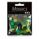Creativ Company Mini Mosaic Green Glitter 10x10mm, 25 grammes