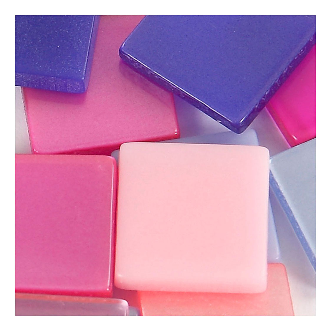Creativ company mini mosaïque violet 10x10mm, 25 grammes