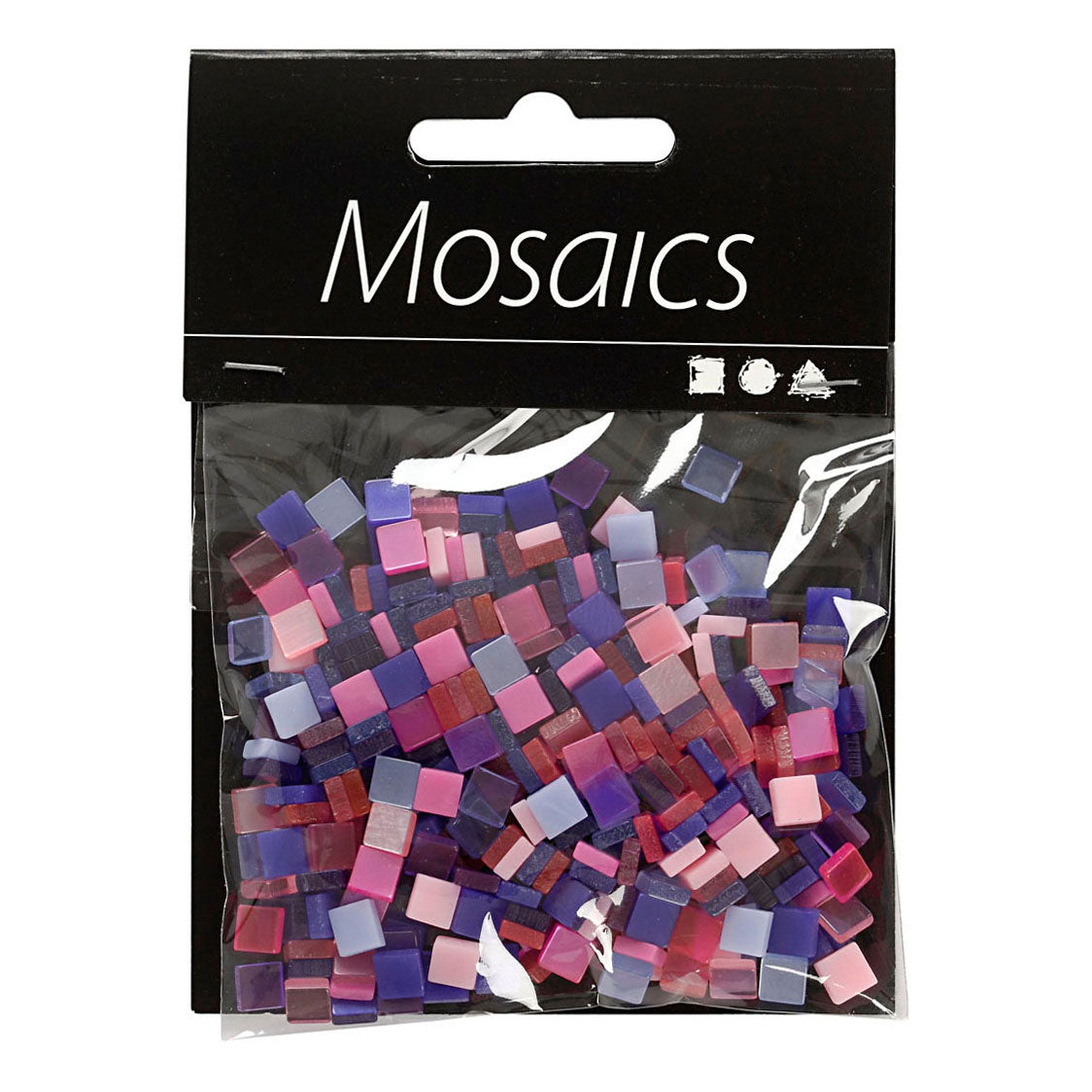 Creativ Company Mini Mosaic Purple 10x10mm, 25 grammes