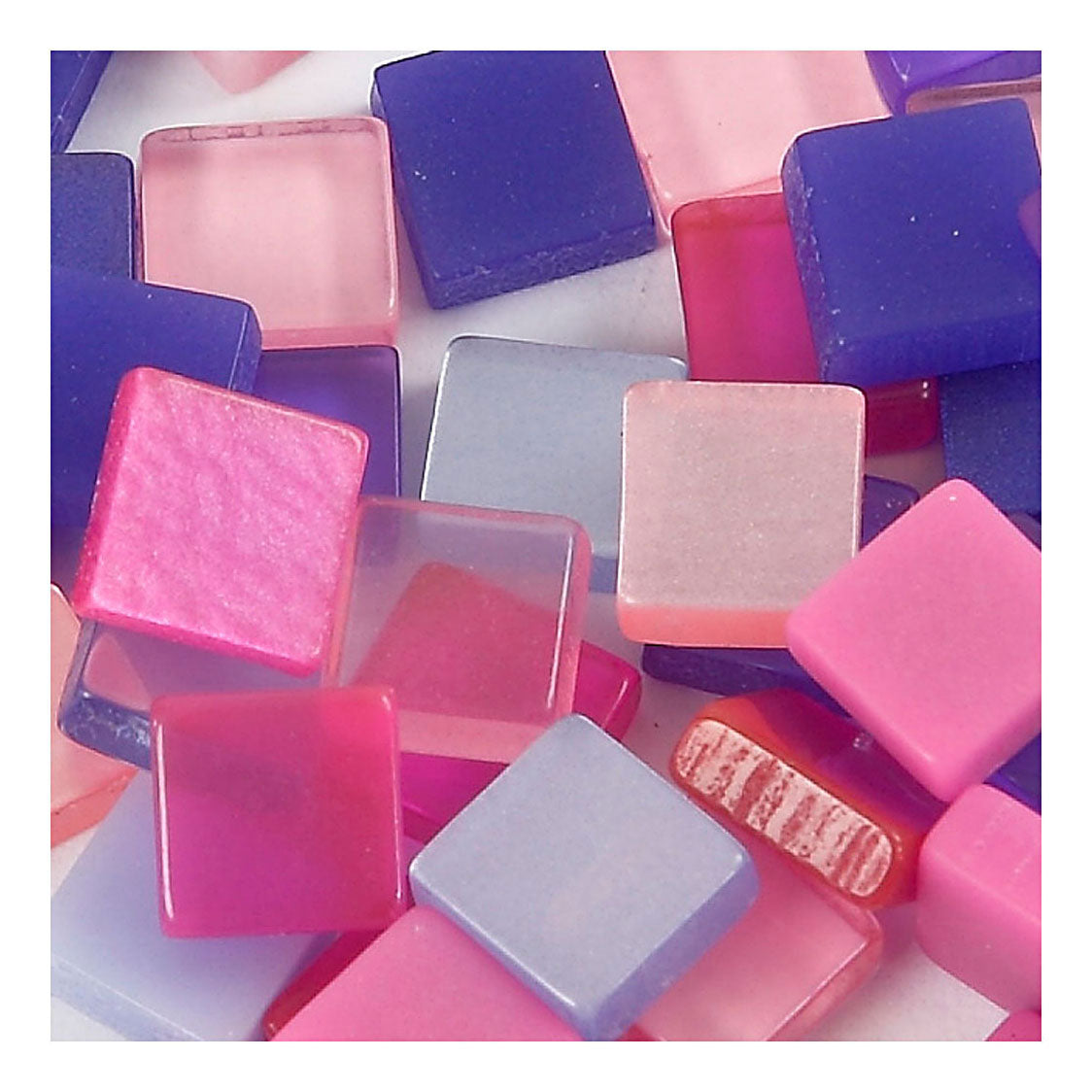 Creativ Company Mini Mosaic Purple 10x10mm, 25 grammes