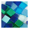 Creativ Company Mini Mosaic Blue Green 5x5 mm, 25 grammes