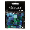 Creativ Company Mini Mosaic Blue Green 10x10mm, 25 grammes