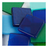 Creativ Company Mini Mosaic Blue Green 10x10mm, 25 grammes