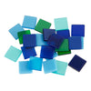 Creativ Company Mini Mosaic Blue Green 10x10mm, 25 grammes