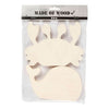 Creativ Company Wooden Marine Animals Krab and Whale, 2e.