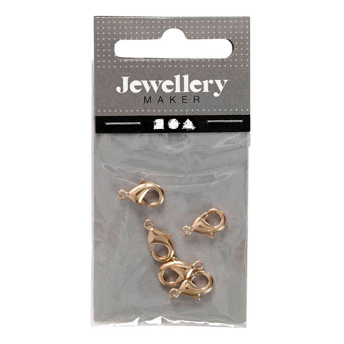 Creativ Company Carabiner Hooks Gilded, 5e.