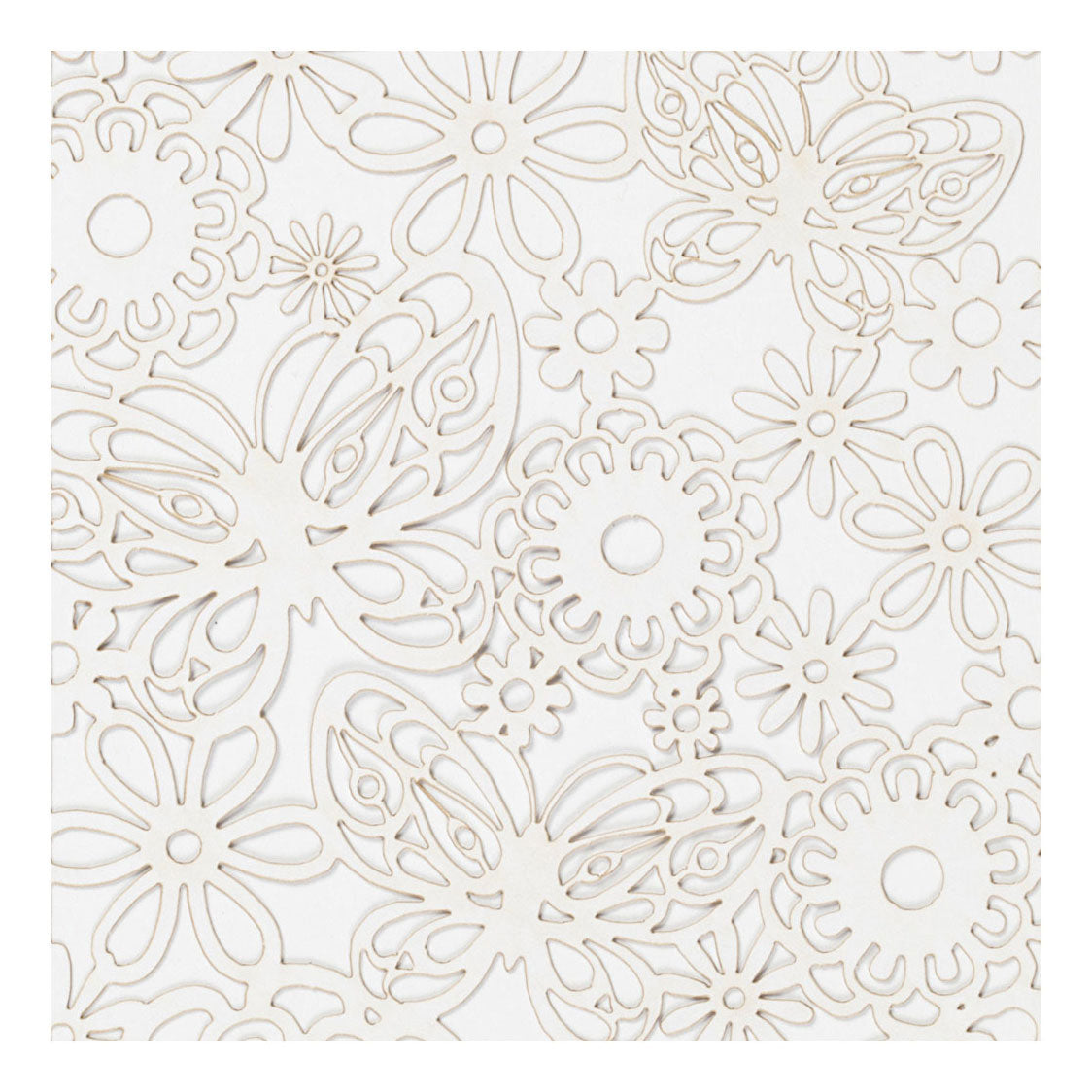 Creativ Company Pattern Carton White, 10e.