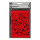 Creativ Company Pattern Carton Red, 10st.