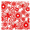 Creativ Company Pattern Carton Red, 10st.