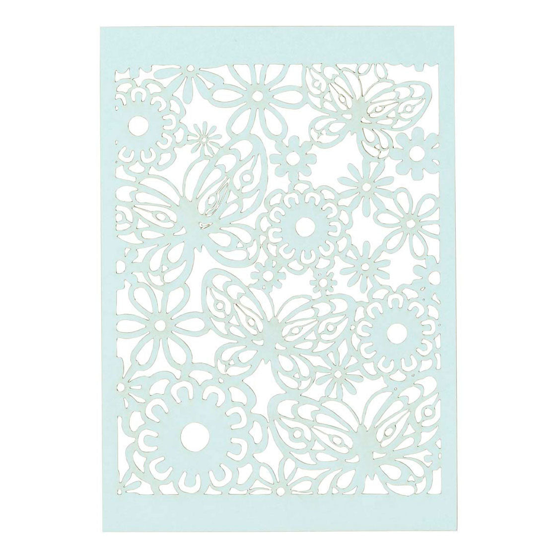 Crétiv Company Pattern Carton Light Blue, 10st.