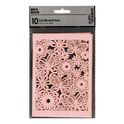 Creativ Company Pattern Carton Light Rood, 10e.