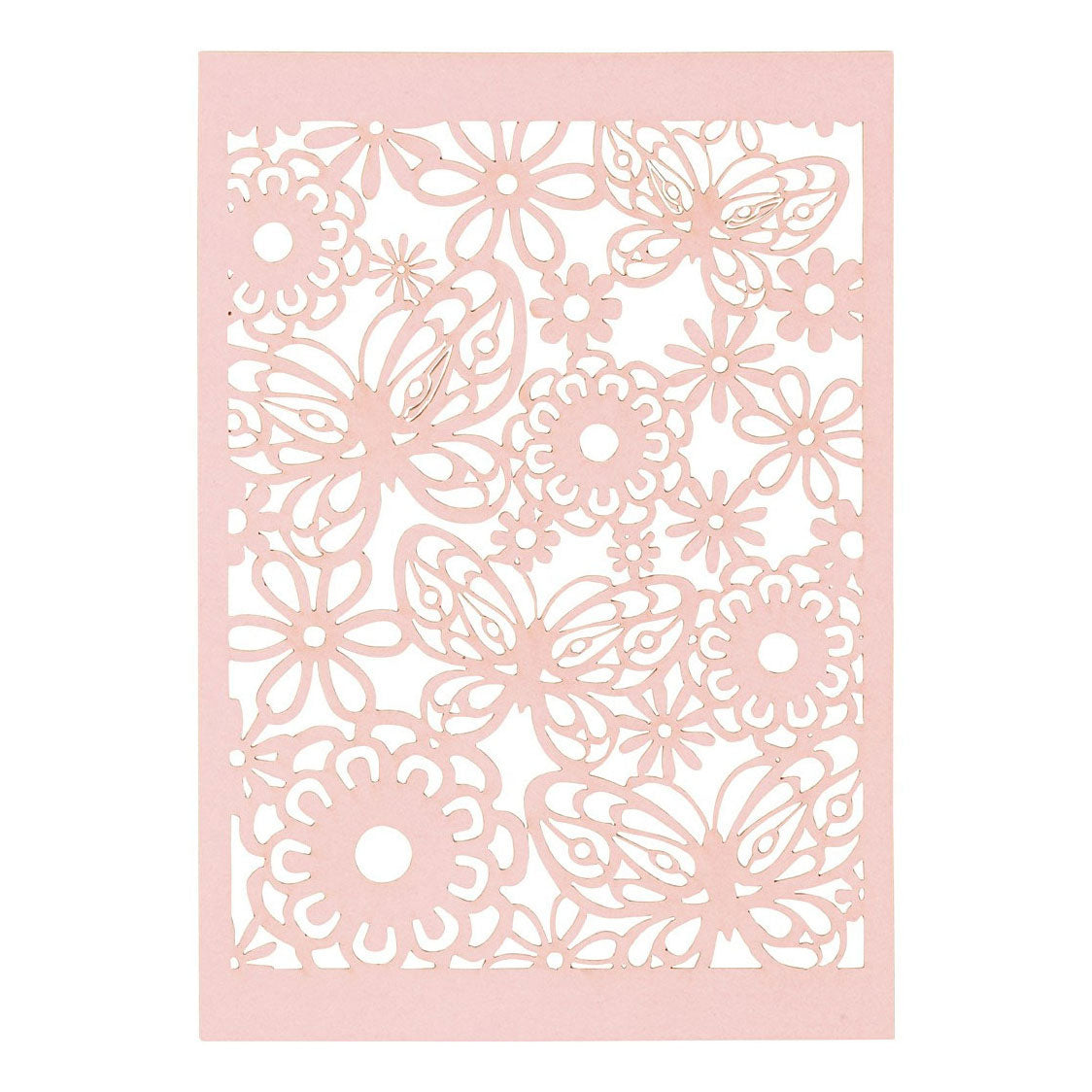 Creativ Company Pattern Carton Light Rood, 10e.
