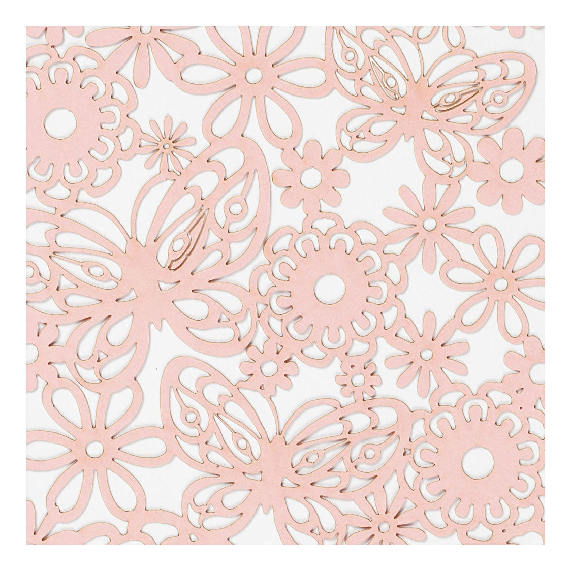 Creativ Company Pattern Carton Light Rood, 10e.
