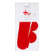Creativ Company tressée coeurs rouge blanc, ensemble de 8