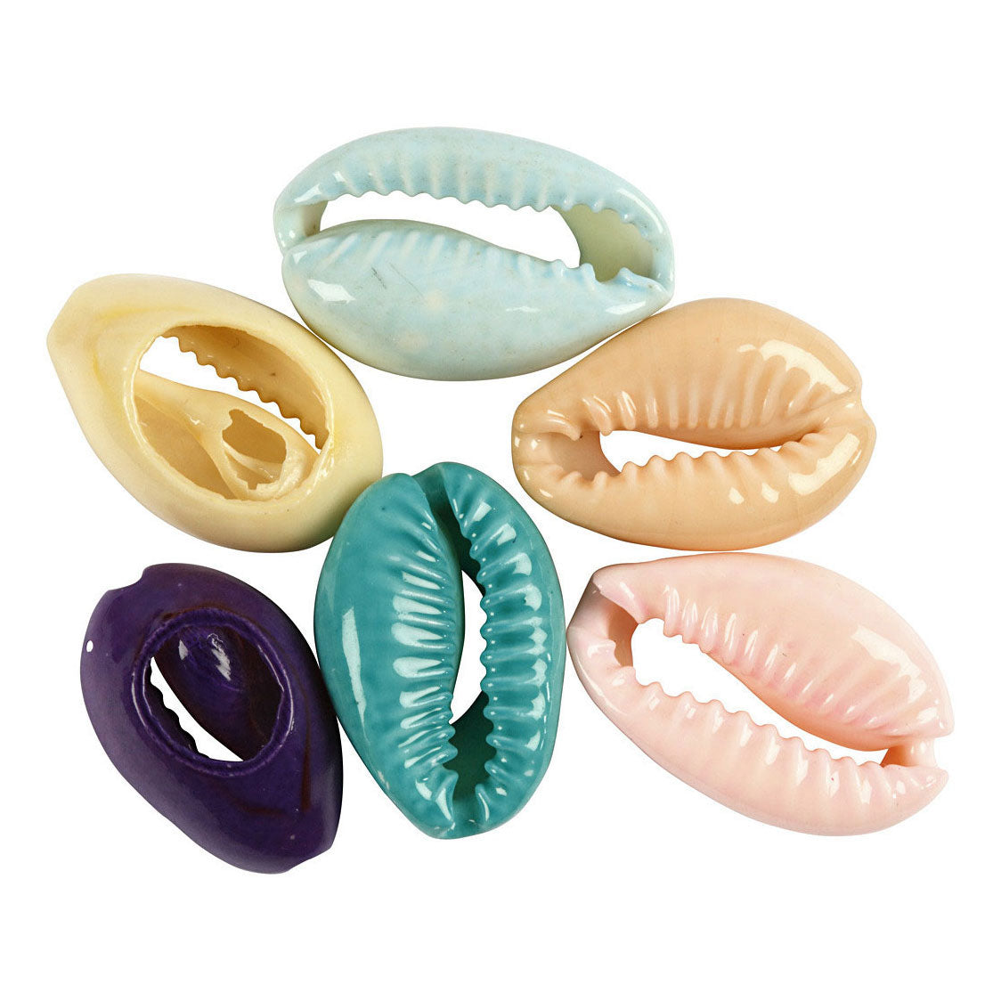 Creativ Company Shellls Color, 6st.