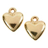 Pendant de Creativ Company Heart-Shaped Gilded, 10e.