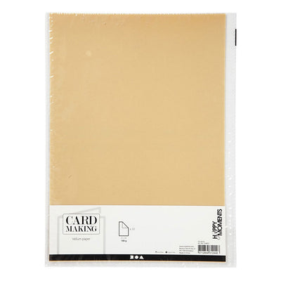 Creativ Company Vellum Paper A4 Naturel, 10 feuilles
