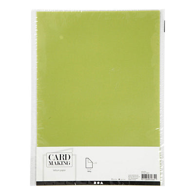 Creativ Company Vellum Paper A4 vert clair, 10 feuilles