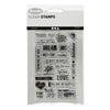 Creativ Company Silicone Stamps Texte en anglais. 1 feuille