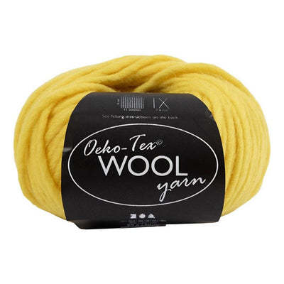 Creativ Company Yarn Yarn Yellow, 50m