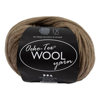 Creativ Company Yarn Brown clair, 50m