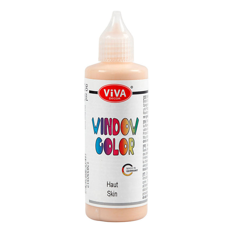 Creativ Company Window Color Sticker and Glass Paint Light Beige, 90 ml