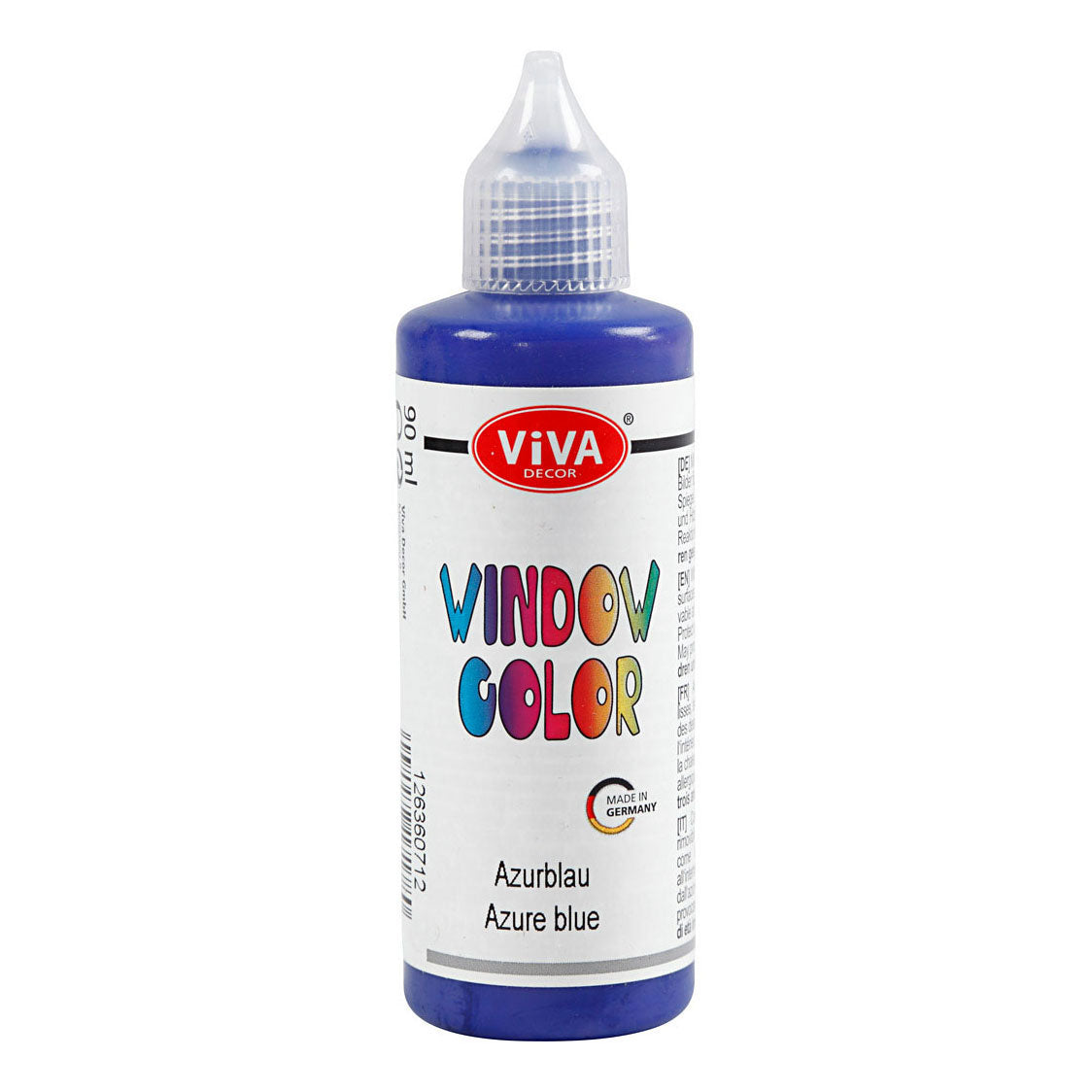 Creativ Company Window Color Sticker and Glass Paint Azure, 90 ml