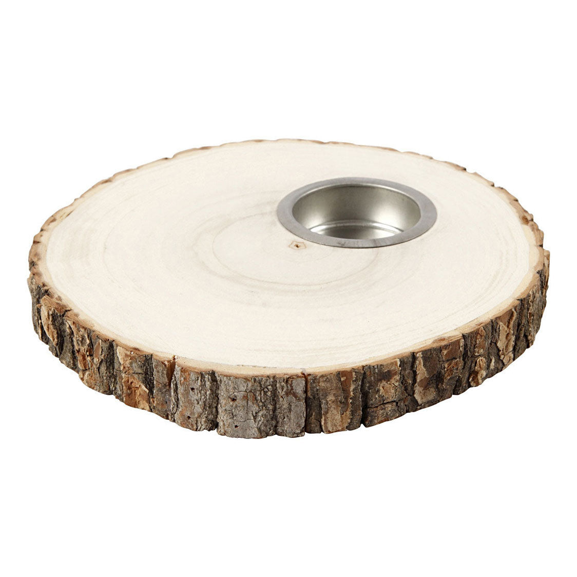 Crétiv Company Wooden Disk Tea Lightder 14-16cm Company