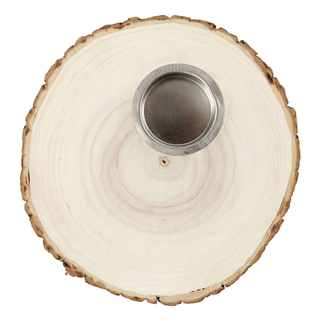 Crétiv Company Wooden Disk Tea Lightder 14-16cm Company