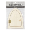 Creativ Company Porte miniature en bois avec charnières, 13x10cm