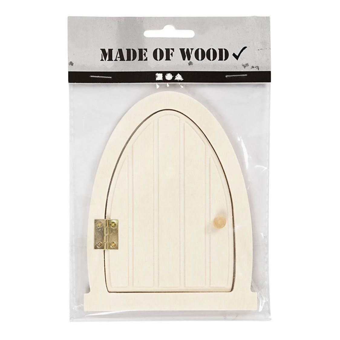 Creativ Company Porte miniature en bois avec charnières, 13x10cm