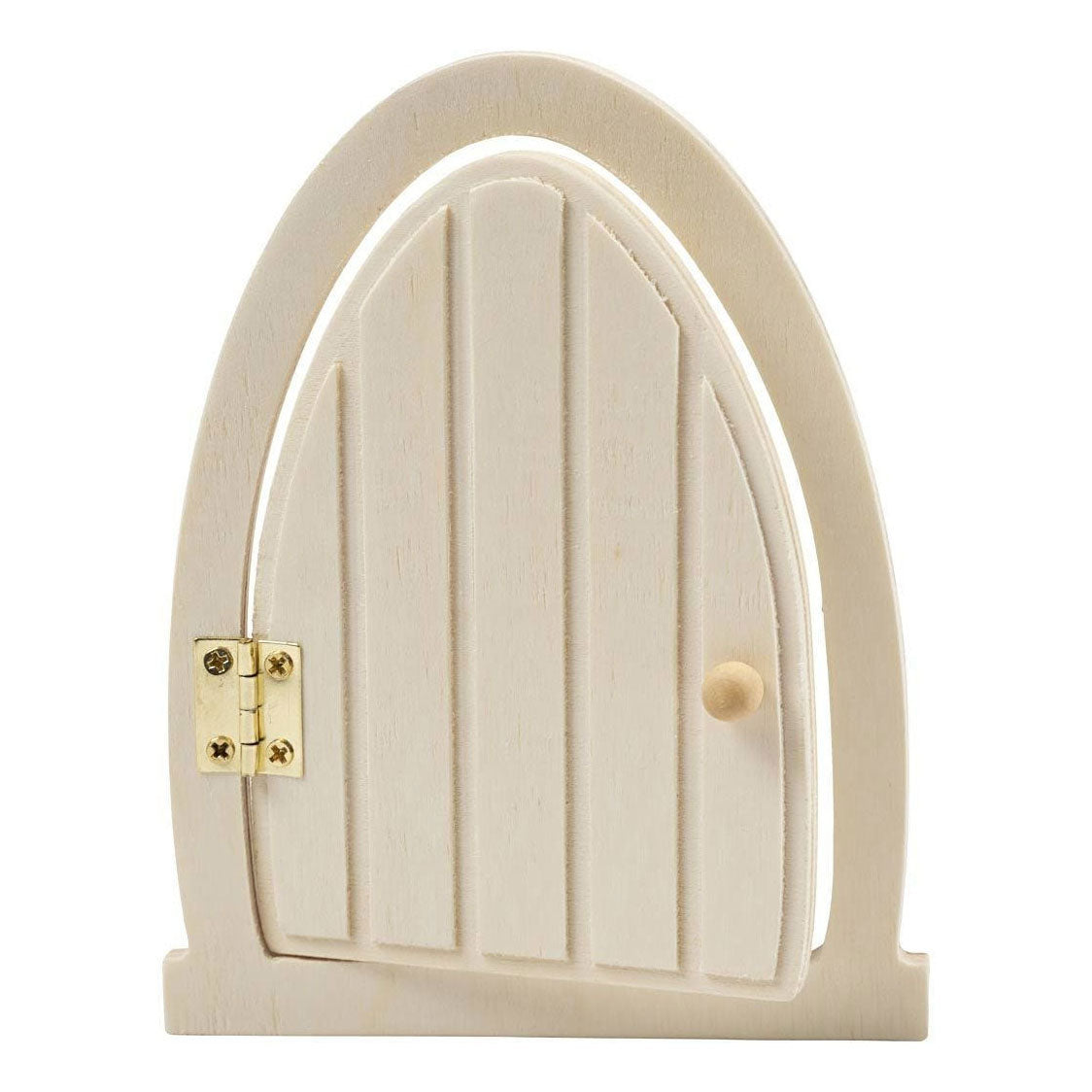 Creativ Company Porte miniature en bois avec charnières, 13x10cm