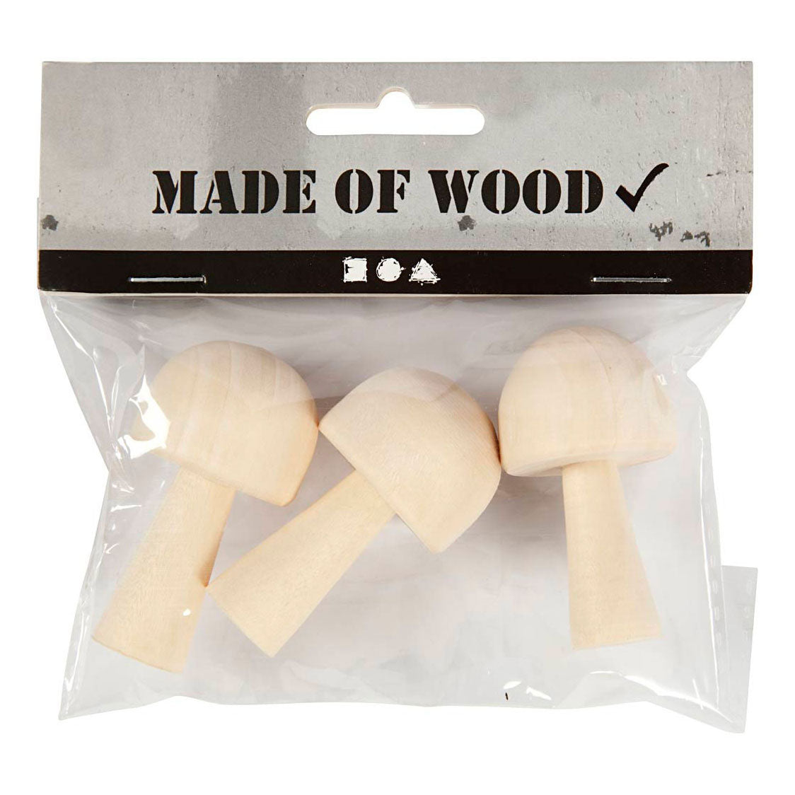 Creativ Company Mushroom en bois, 3e.