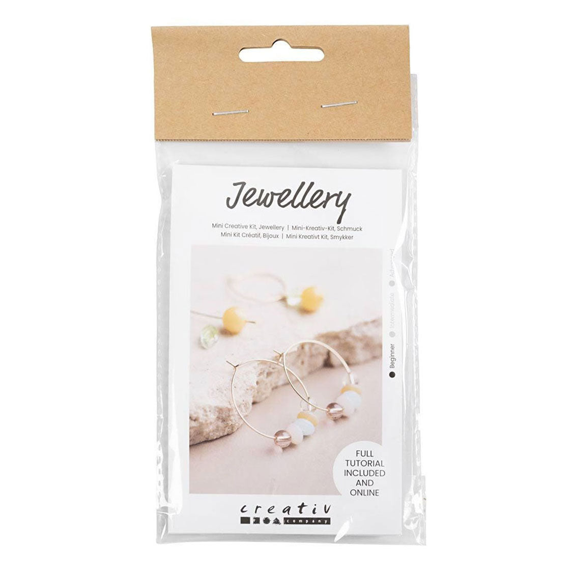 Creativ Company Mini Hobbyset Boucles d'oreilles avec des perles