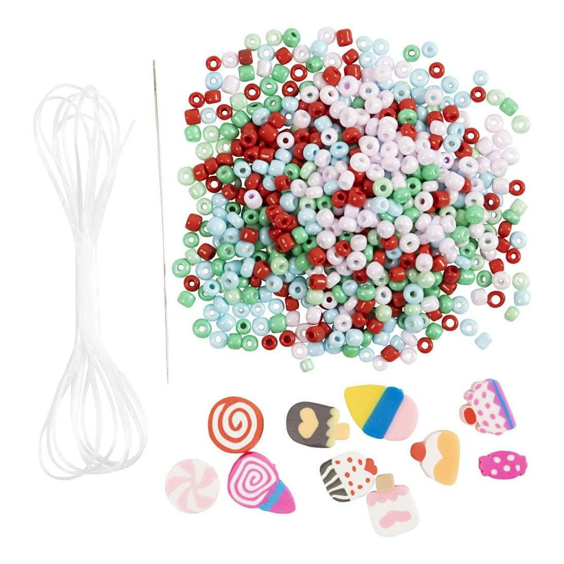 Creativ Company Mini Hobbyset Bijoux Bracelet et bague élastique