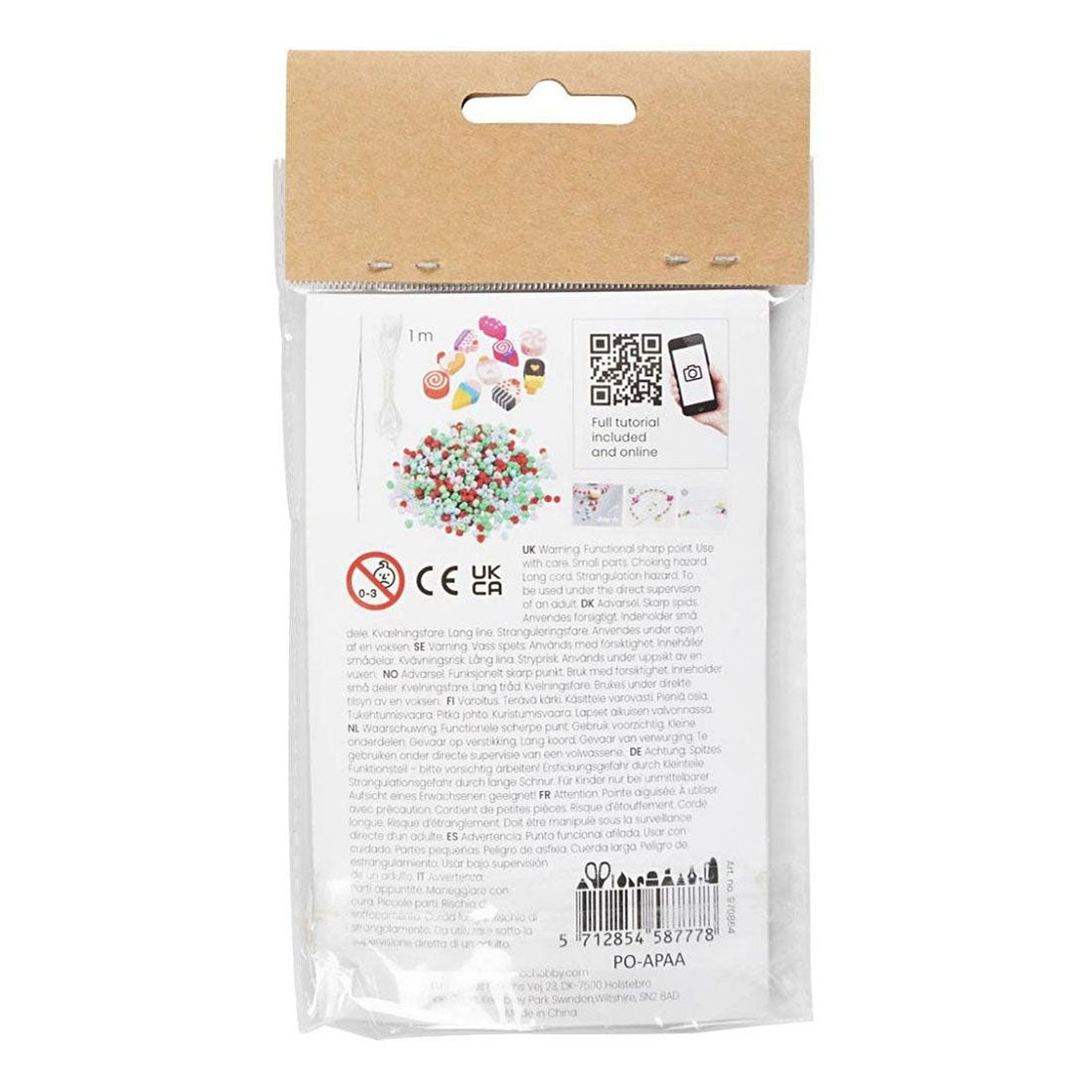 Creativ Company Mini Hobbyset Bijoux Bracelet et bague élastique