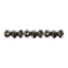 Creativ Company Facet Beads Metallic Gray, 100e.