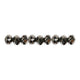 Creativ Company Facet Beads Metallic Gray, 100e.